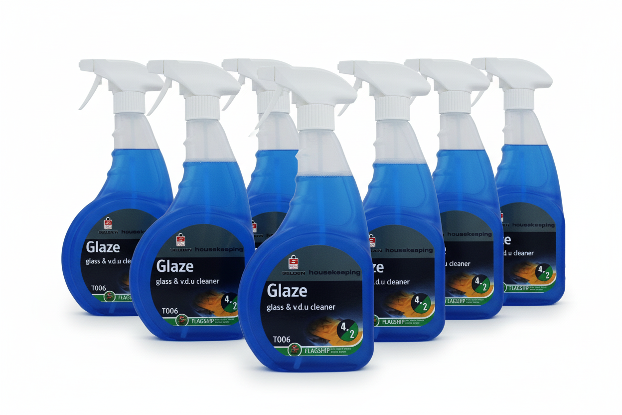 6 x Selden Glaze T006 Glass & VDU Cleaner - Case of 6