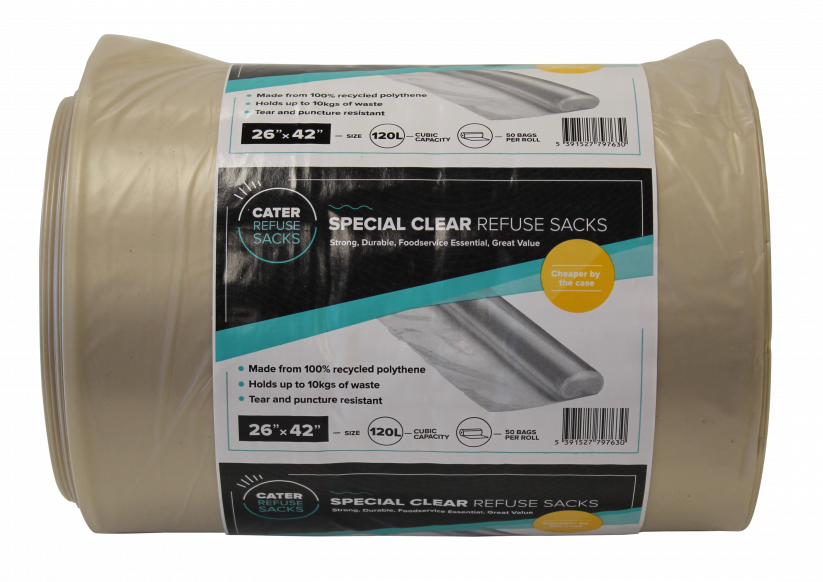 Special Special Clear Refuse Sacks 26 x 42 - 10kg (200) Refuse Sacks 26 x 42 - 10kg