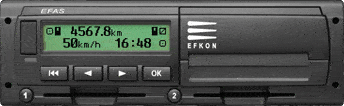 Efkon EFAS-3 (e1) 200 Tachograph Rolls (18 Rolls)