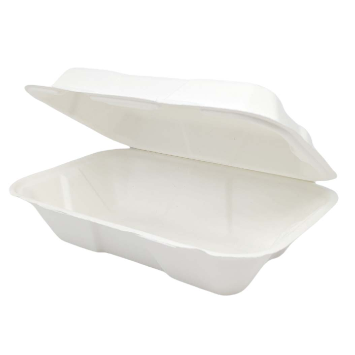 Bagasse compostable meal box