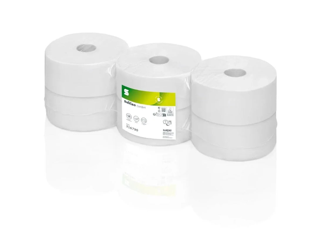Jumbo toilet rolls