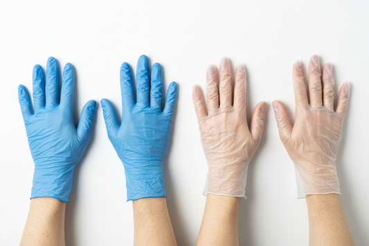 Vinyl Gloves: Blue vs Clear