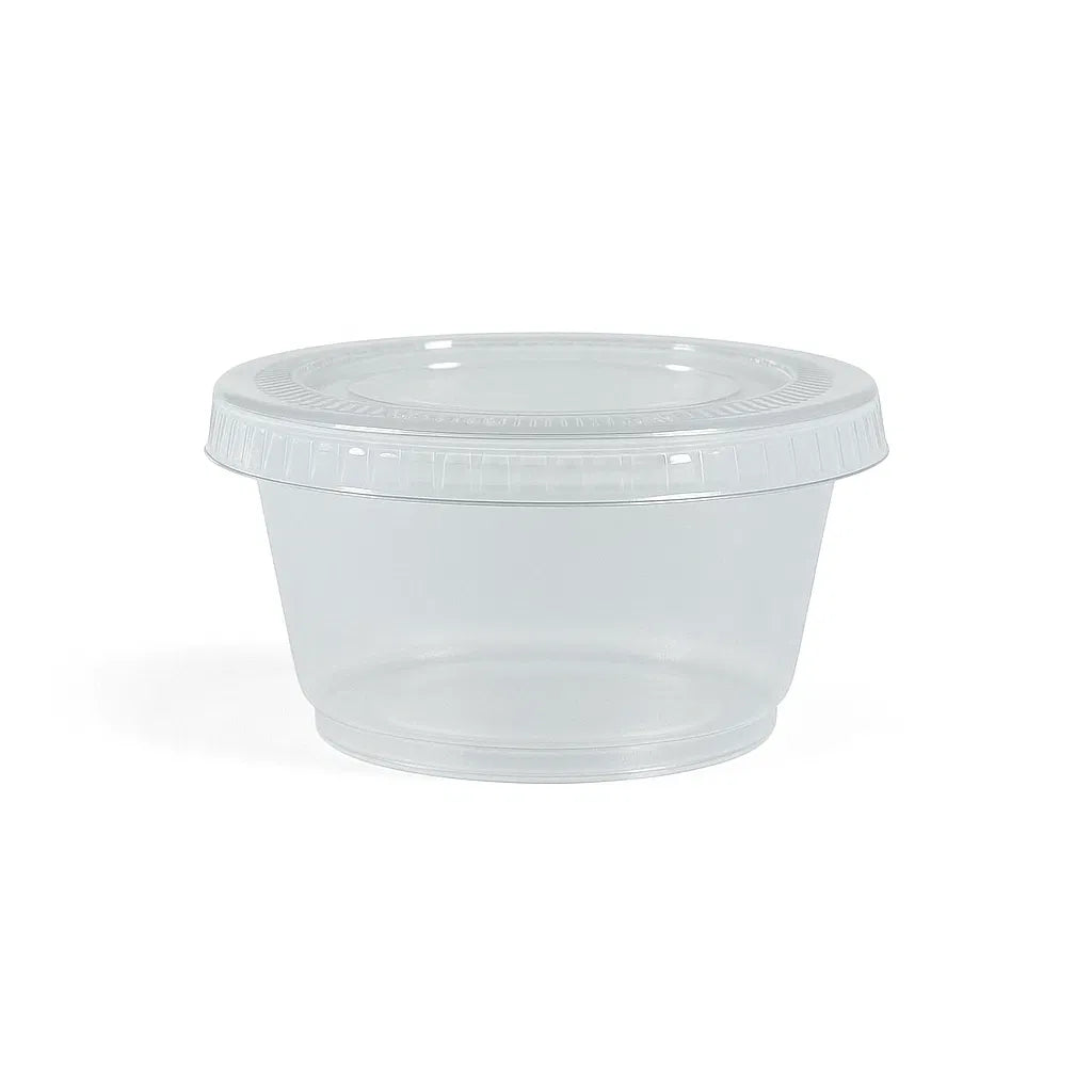 2oz clear portion pots