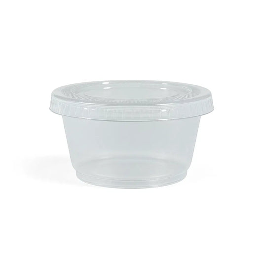 2oz clear portion pots