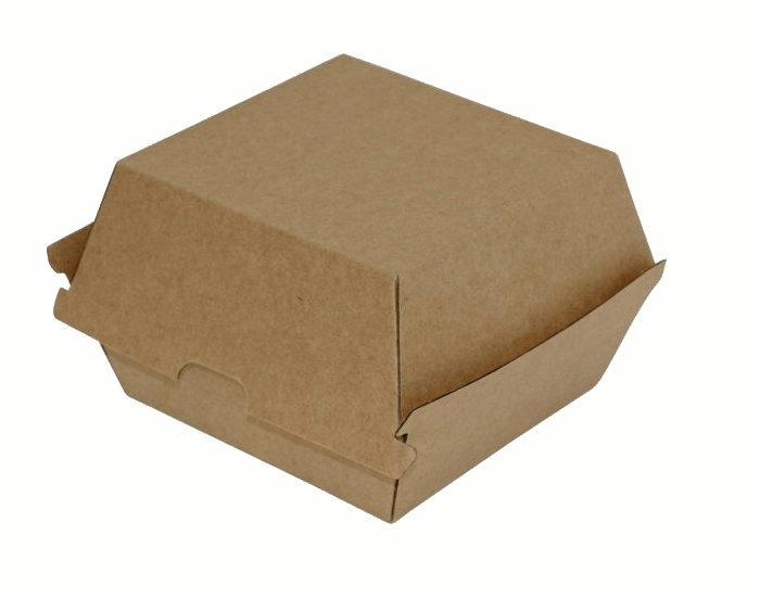 Kraft burger box clamshell