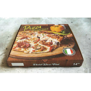 Freshly Baked printed corrugated pizza box