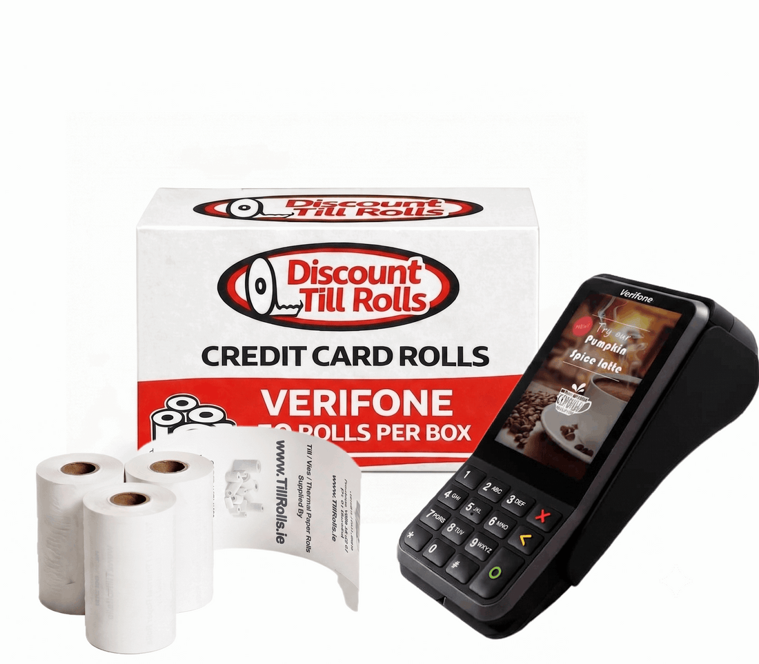 Verifone V400m credit card rolls