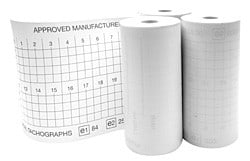 Boxes of EU approved digital tachograph rolls