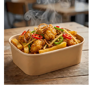 Kraft Rectangular Containers