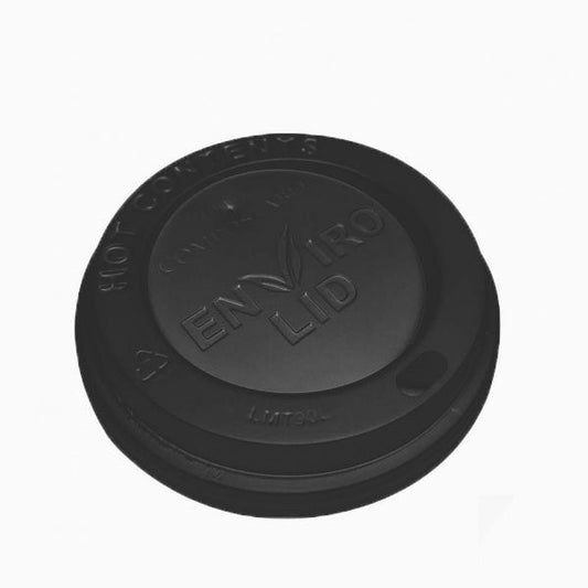 Eco-Friendly 12/16oz Compostable Hot Cup Lids – PLA