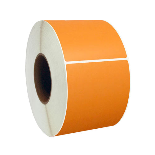 Zebra Compatible Orange Shipping Labels | 102x152mm | 280 Labels/Roll (Min. 2 Rolls)