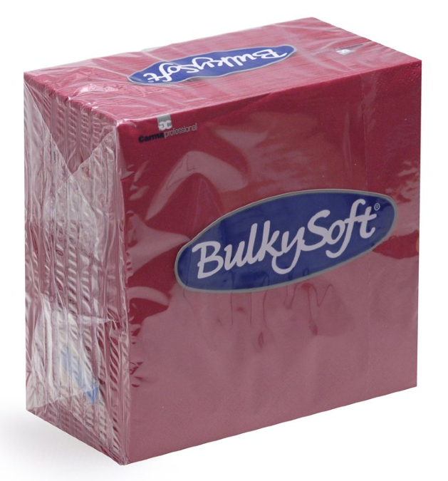 2 Ply Bulky Soft Bordeaux Coloured Napkin