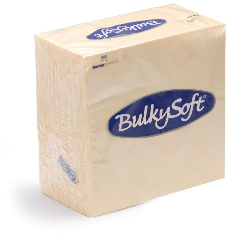 Bulkysoft 33x33cm 2ply 4fold Lunch Napkins | 2000 Pack | FREE Ireland Delivery