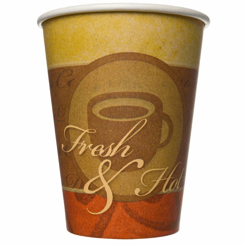 12oz Fresh & Hot PE SW Hot Cup | Fresh & Hot Takeaway Cup