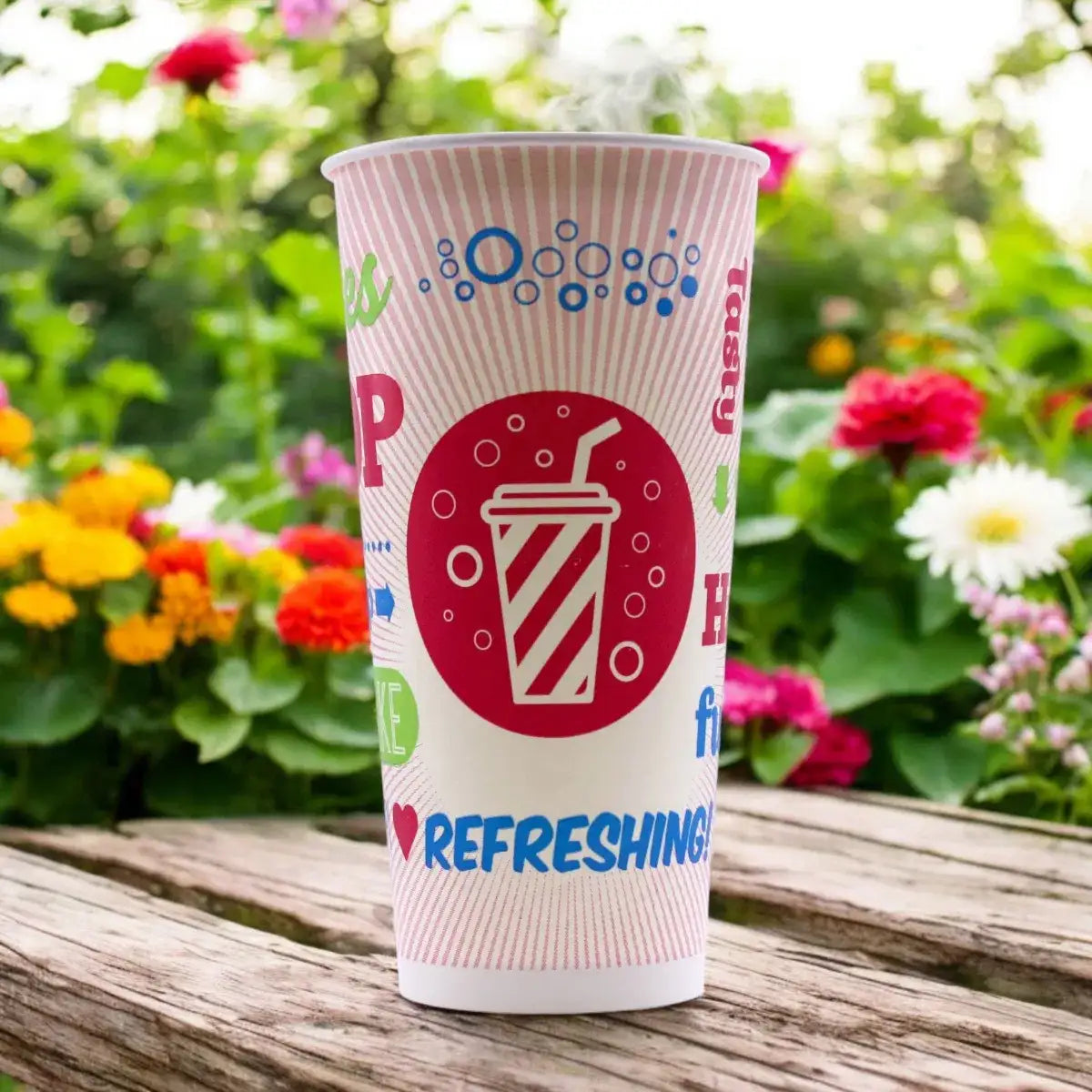 22oz Chill Cold Paper Cup PE Lined | 650ml | 1000 Pack | FREE Ireland Delivery