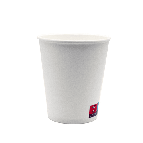 8oz White Single Wall Hot Cups | 1000 Pack | FREE Ireland Delivery