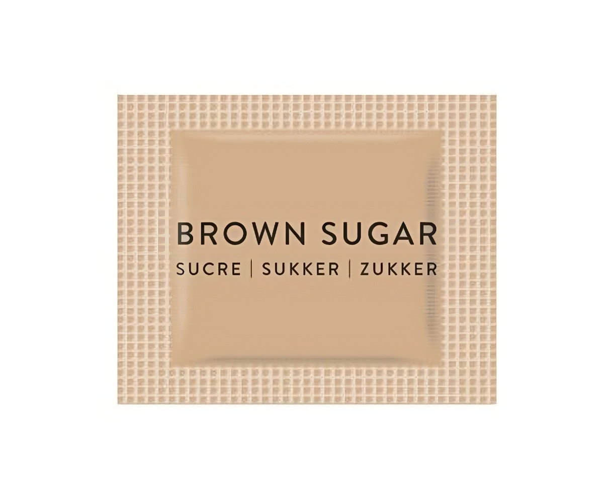 2.5g Brown Sugar Sachets – Perfect for Coffee, Tea & Hot Drinks