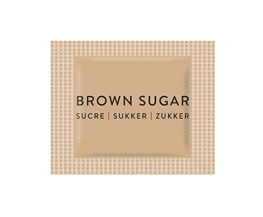 2.5g Brown Sugar Sachets – Perfect for Coffee, Tea & Hot Drinks
