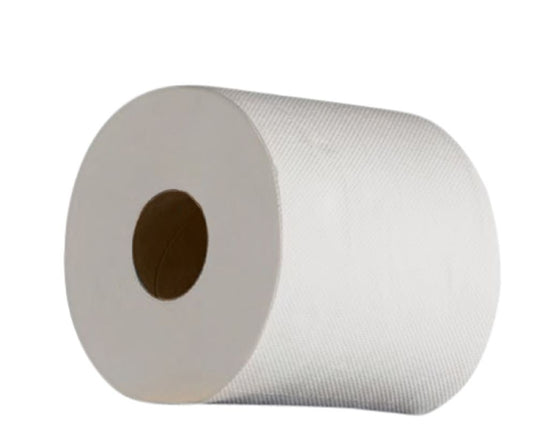 Food-Grade White CentreFeed Rolls by Logic8