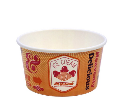50z chill ice cream tub on a white background