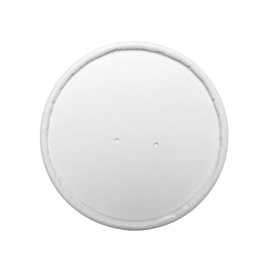 12oz Spiritpak Soup Paper Lids - Eco-Friendly & Secure