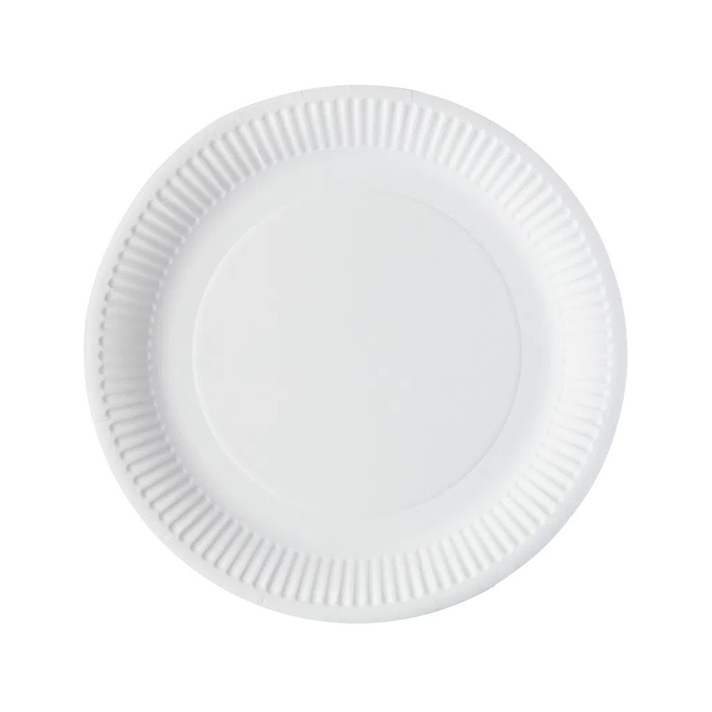 6" White Greenspirit Paper Plates – Eco-Friendly Bulk Pack