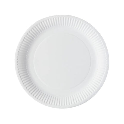 6" White Greenspirit Paper Plates – Eco-Friendly Bulk Pack
