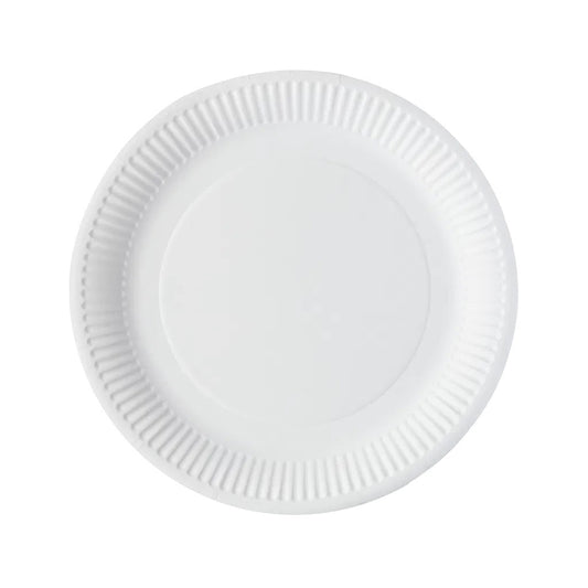 6" White Greenspirit Paper Plates – Eco-Friendly Bulk Pack