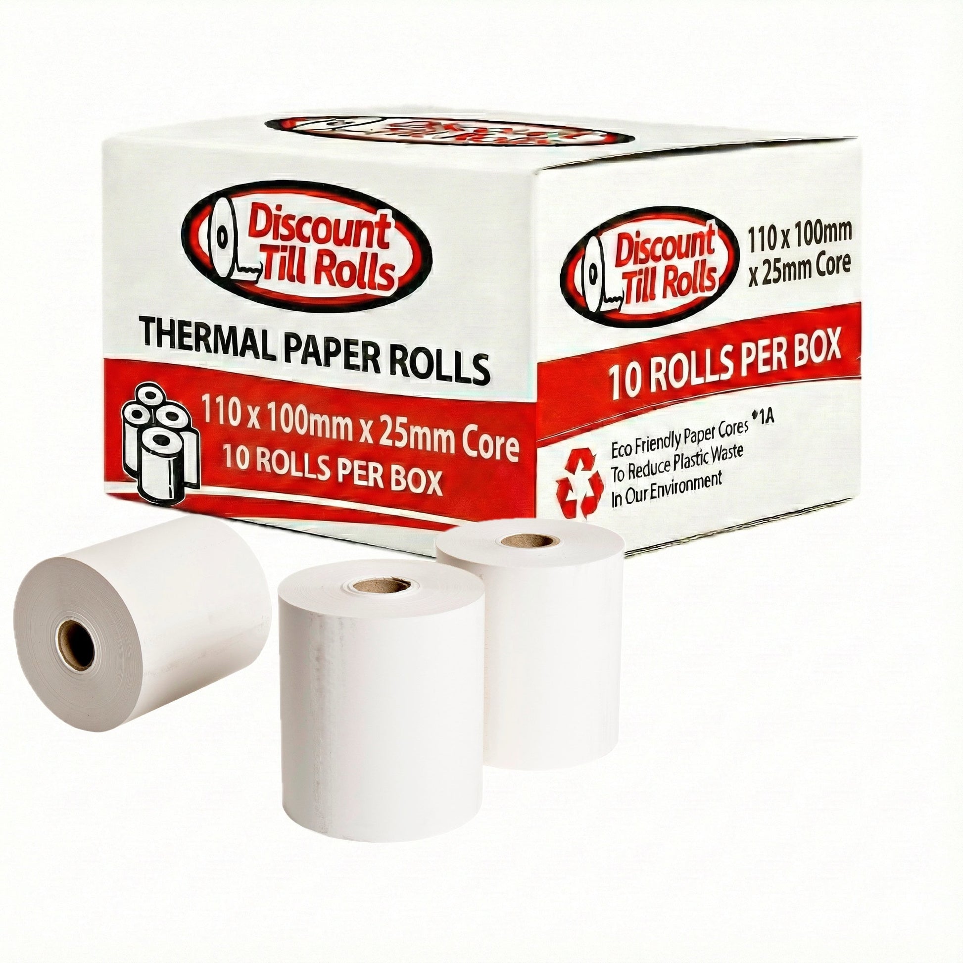 110x100 Direct Thermal Rolls BPA Free – Irish Stock
