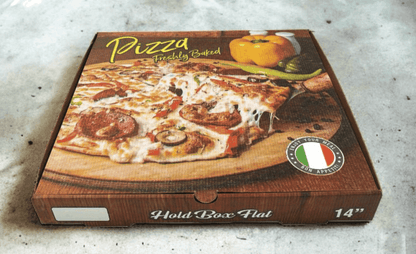 Premium 14" Freshly Baked Pizza Boxes - Free Ireland Delivery