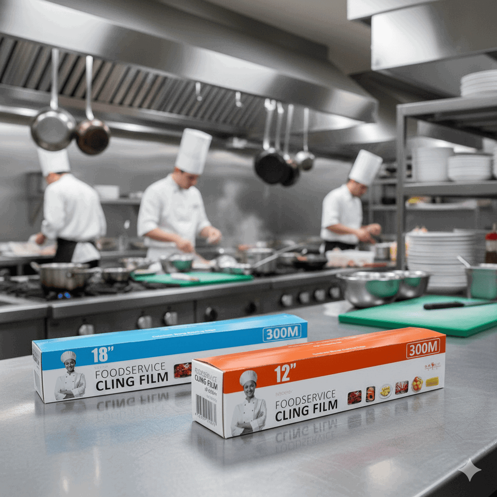 18" Catering Cling Film 300m (6 rolls per case)