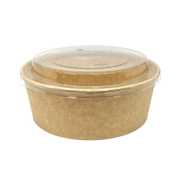 1300ml Kraft Bowls with PE Lining: Durable and Leak-Proof