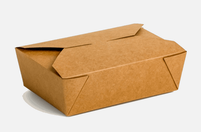 Shop No.3 Kraft Biobox Containers - Sustainable, Leakproof & Freezable | Free Ireland Delivery