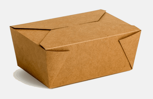Kraft No.4 Biobox 96oz | 160 Boxes/Case | Food Containers Ireland