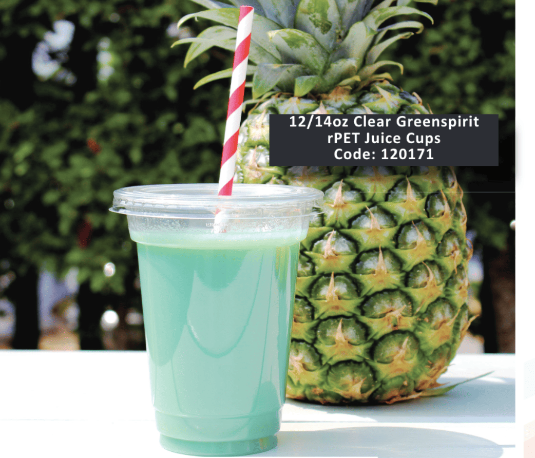 Eco-Friendly 12/14oz Greenspirit Juice Cups (800 Cups)