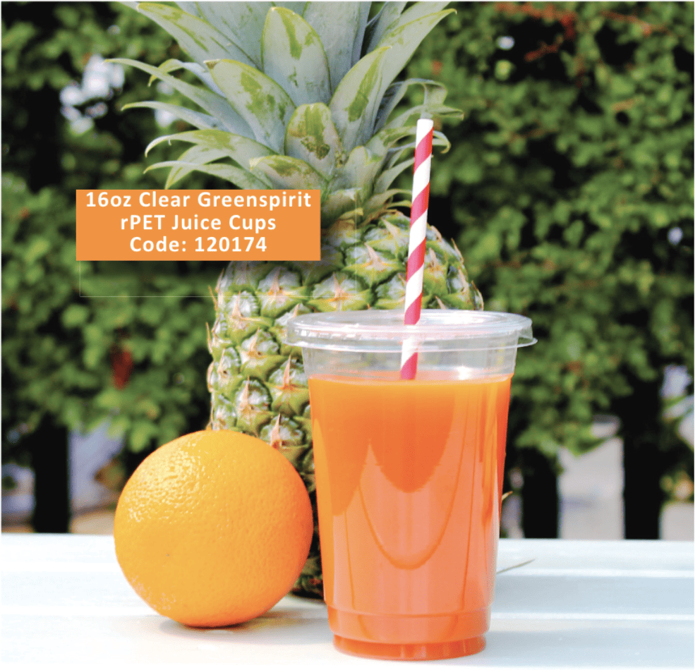 16oz Eco-Friendly Juice Cups | Smootie Cups