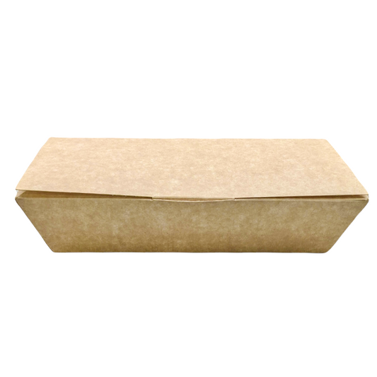 Large Kraft Nested Takeaway Box 224×95×60mm (300 per Case) | Ireland
