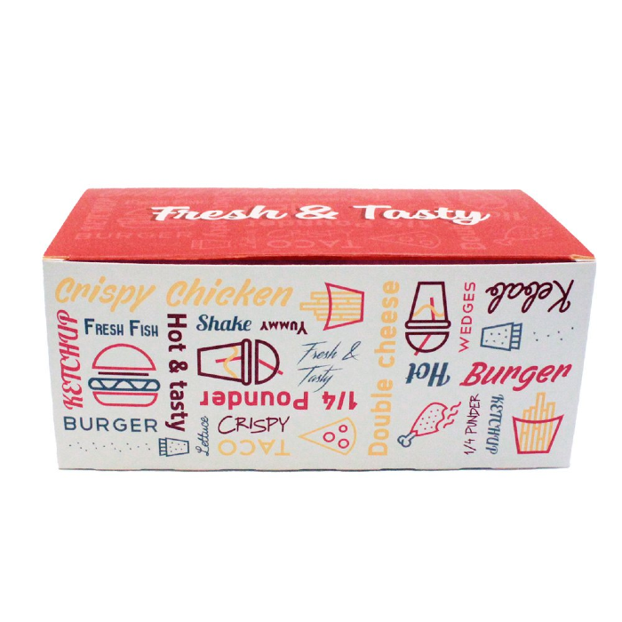120260 - Medium Fresh & Tasty Snack Boxes - Eco-Friendly Takeaway Solution