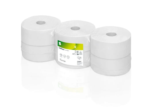 2ply Satino Comfort 320m Jumbo Toilet Paper Eco 6 Pack