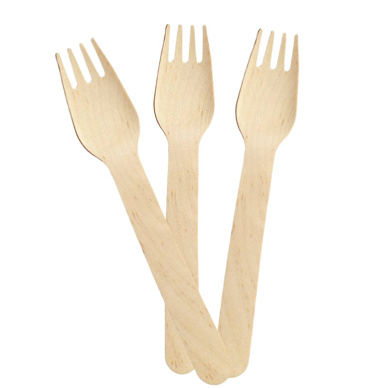 Greenspirit Wooden Fork | Disposable Wooden Fork | Takeaway Wooden Fork