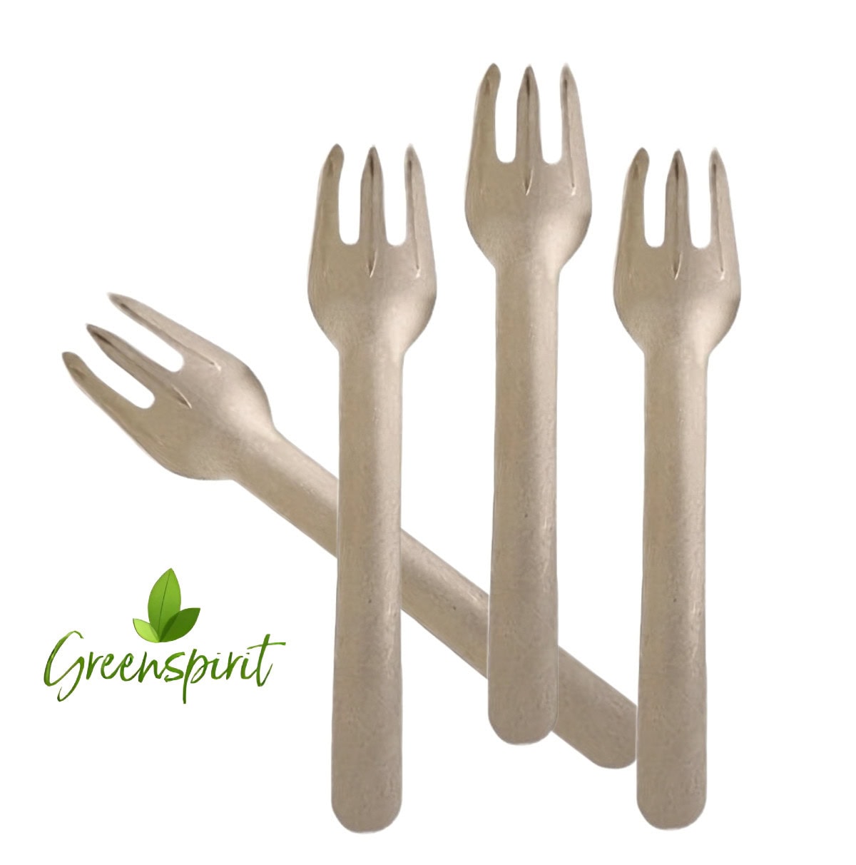 Heavy Duty Kraft Paper Forks | Compostable & Durable    