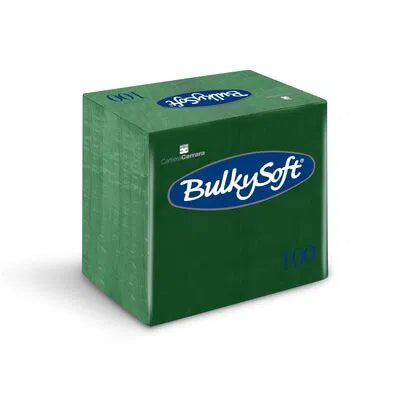 BulkySoft 40x40cm Coloured 2ply 8fold Dinner Napkins | 2000 Pack | FREE Ireland Delivery