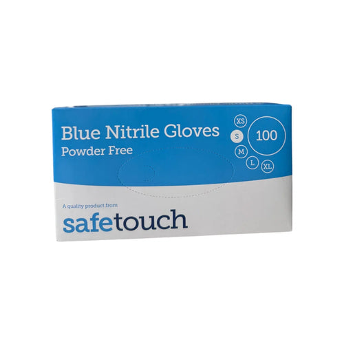 Blue Nitrile Gloves 10x100 – 1000 Powder-Free Disposable Gloves (Case)