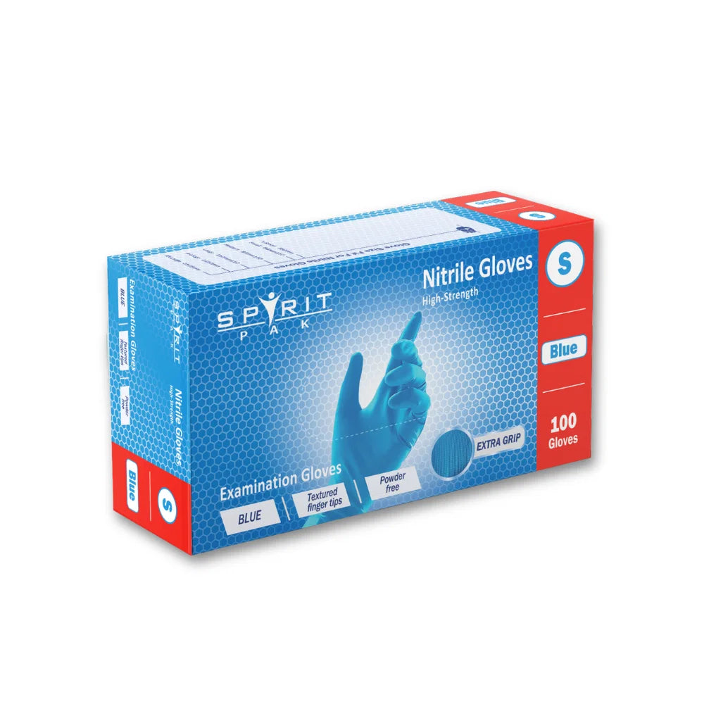 Blue Nitrile Gloves 10x100 – 1000 Powder-Free Disposable Gloves (Case)
