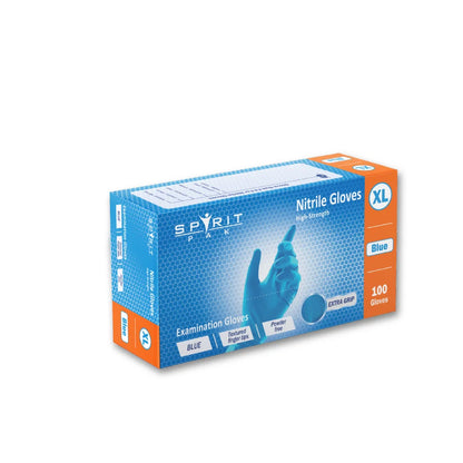 Blue Nitrile Gloves 10x100 – 1000 Powder-Free Disposable Gloves (Case)