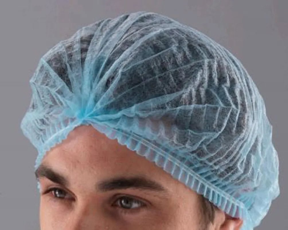 Blue Disposable Hairnets for Ultimate Kitchen Hygiene 