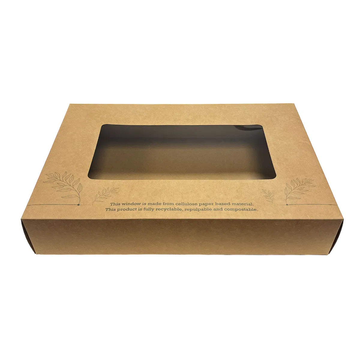 Large Kraft Platter Box & Insert 450×311×82mm (25 per Case) | Ireland