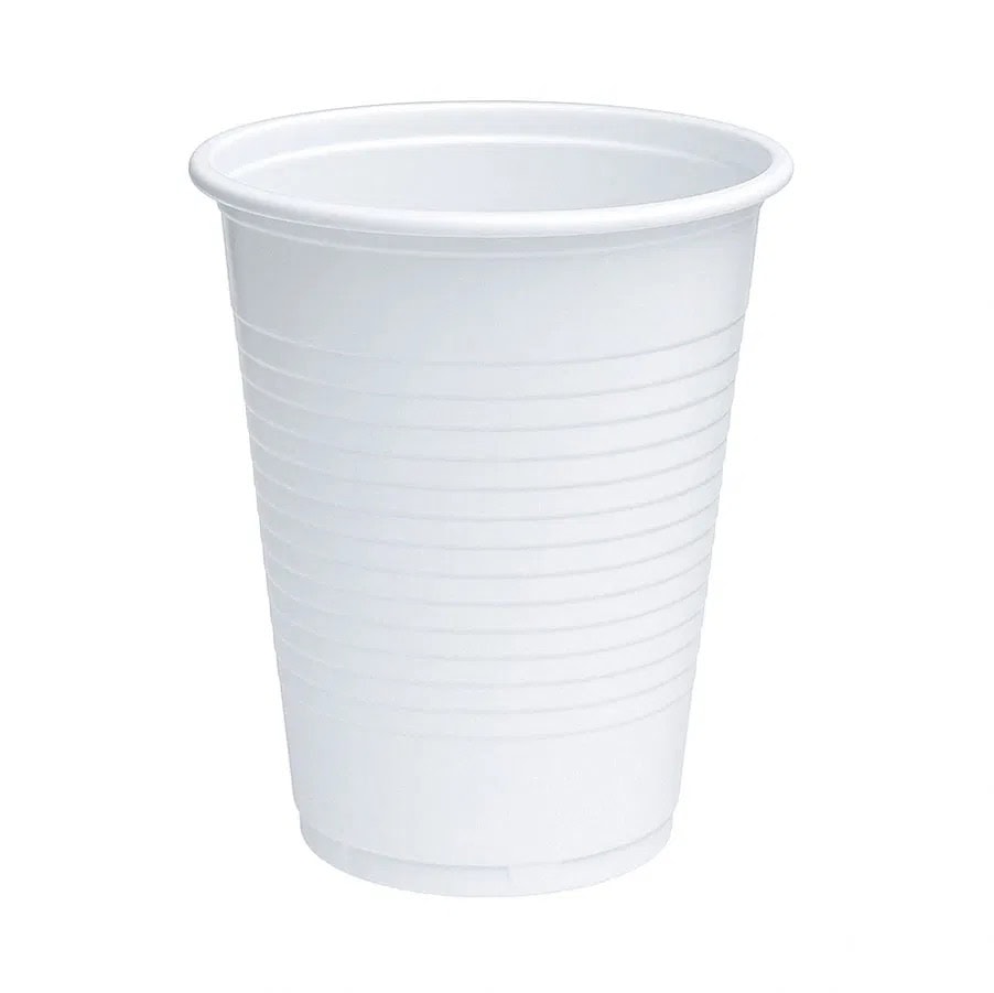 200ml White Plastic Cups – Bulk Disposable Catering Cups