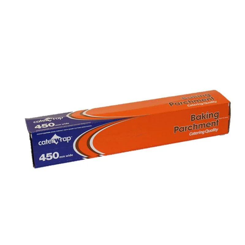 Professional Caterwrap Parchment - Fat-Free Baking, 450mm Wide