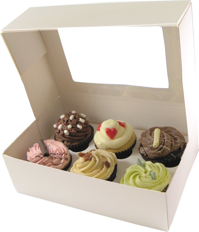 Cupcake Box with Inserts | Secure Dessert Packaging